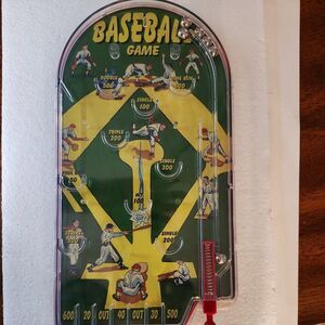 Schylling Pinball Home Run Baseball Game 2006 Handheld Pin Ball Toy Vintage